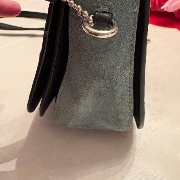 COACH Swagger Tea Rose Shoulder Bag in Blue - Picture 5 of 16